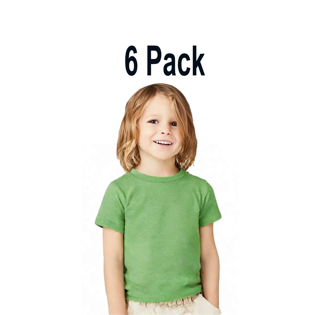 BELLA + CANVAS Toddler Short Sleeve Crewneck Lightweight Everyday T-Shirt for Kids Wear